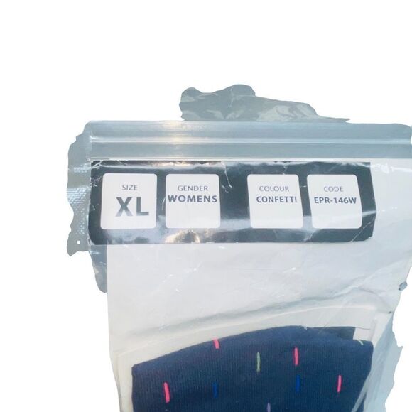 NWT Ellipses Pro Compression Socks in Confetti - XL - Picture 3 of 9